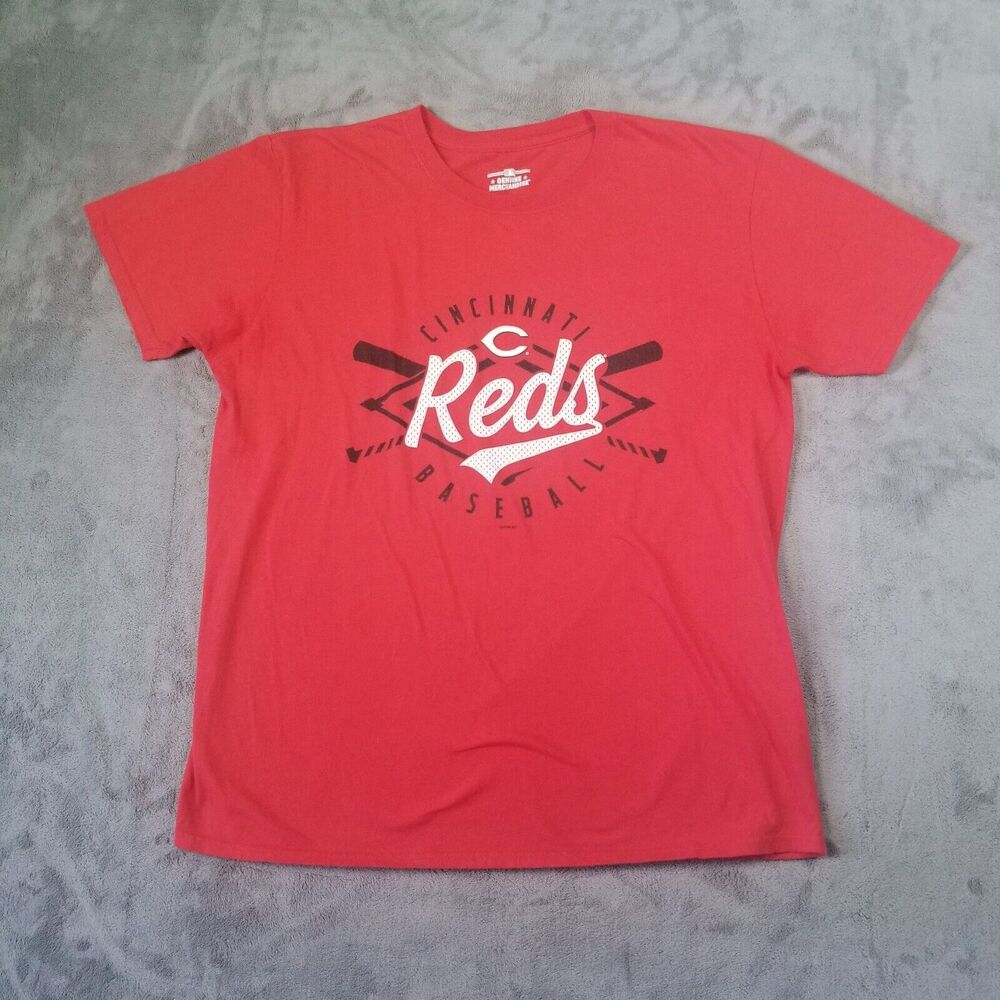 Cincinnati Reds TShirt Mens Large Red Genuine Merchandise MLB OH